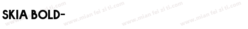 skia bold字体转换